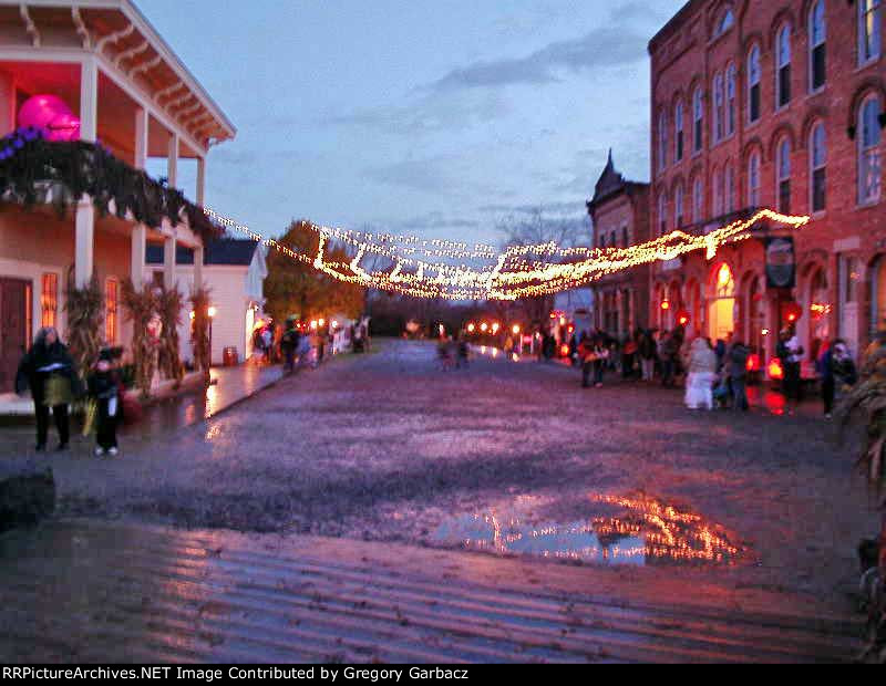 MAIN STREET AT SUNSET