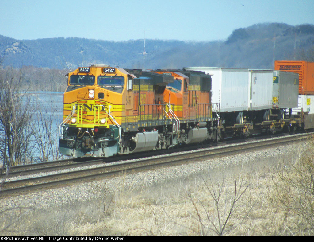 BNSF  5437,  BNSF's  Aurora   Sub.