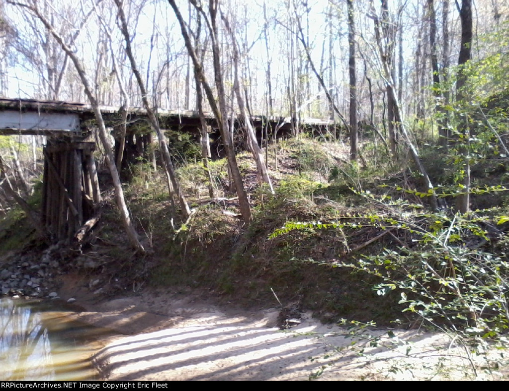 Old Iron Trestme crossing Gray's Creek