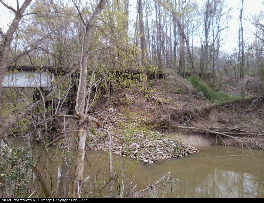 Old Iron & Wooden Trestle crossing Gray's Creek
