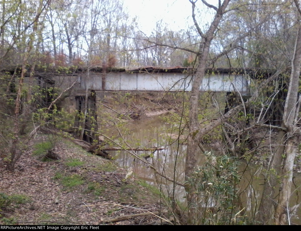Old Iron & Wooden Trestle crossing Gray's Creek