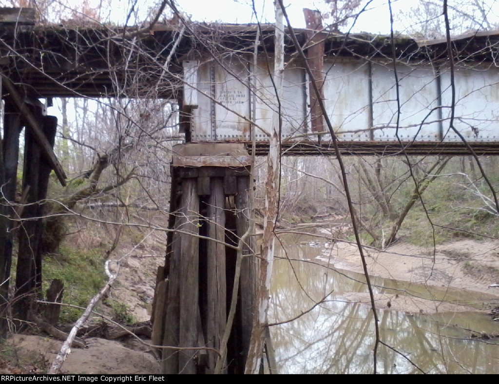 Old Iron Trestle crossing Gray's Creek