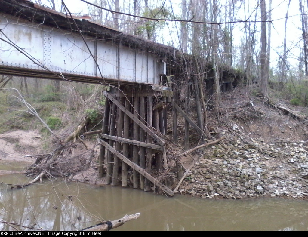 Old Iron & Wooden Trestle crossing Gray's Creek
