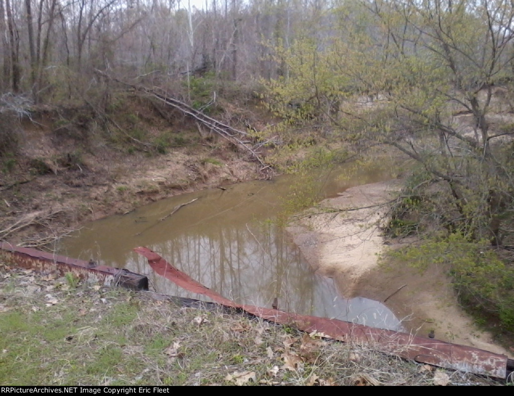 Old Iron & Wooden Trestle crossing Gray's Creek