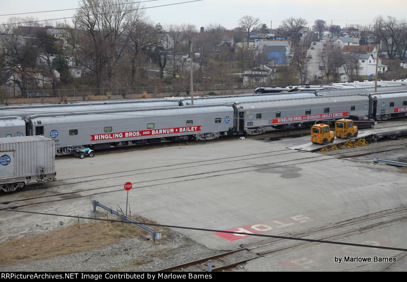 RBBX Blue Unit in the Mount Clare Yard