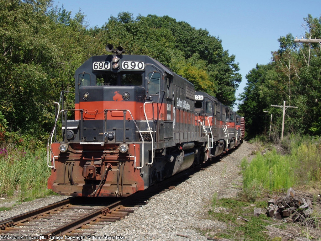 WARJ at Airport Rd on the Rotterdam Branch
