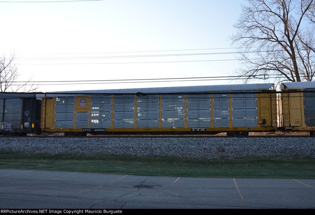 ETTX UP Autorack loaded