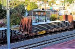 CHP Chihuahua Pacifico Bulkhead Flat Car with concrete ties