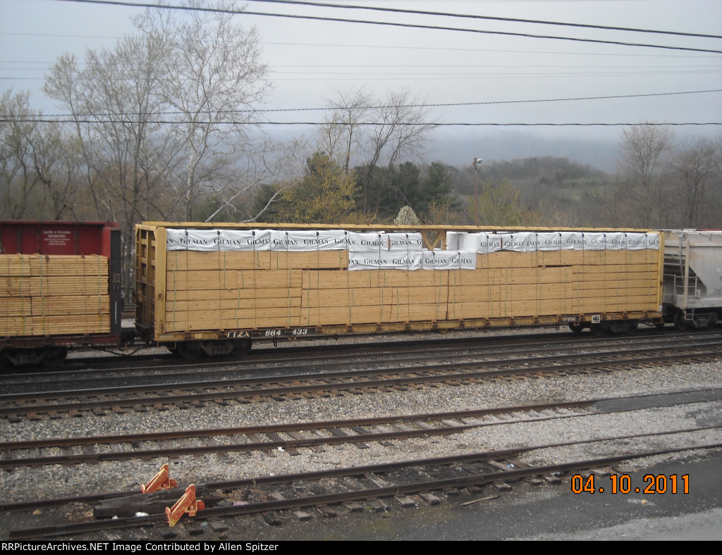 TTZX Center Beam Flat Car Shenandoah, Virginia