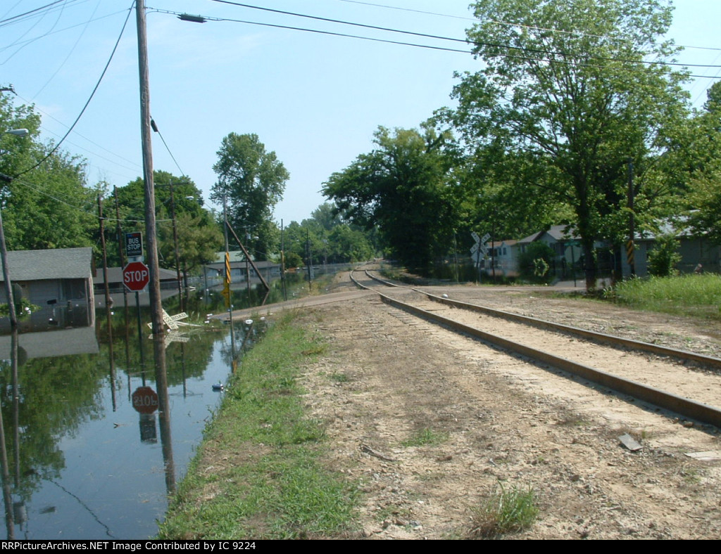 Looking north at Kings, Mississippi