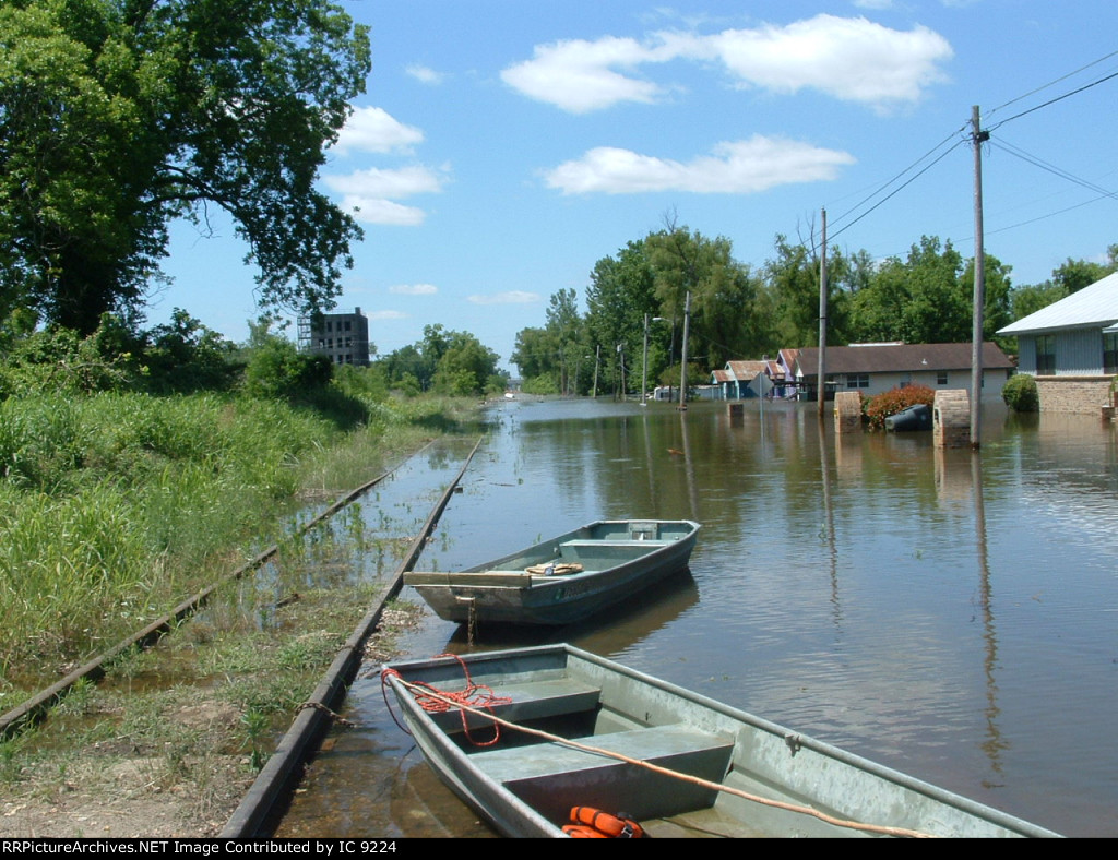 Looking south at Pittman Street