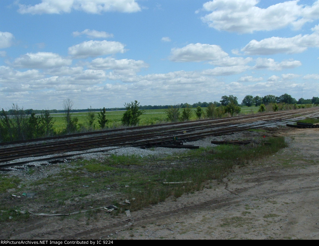 Water approaching Ballground yard