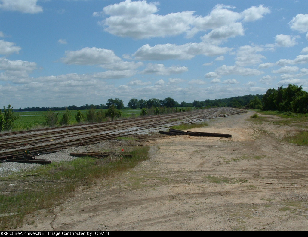 Ballground yard empty due to flood