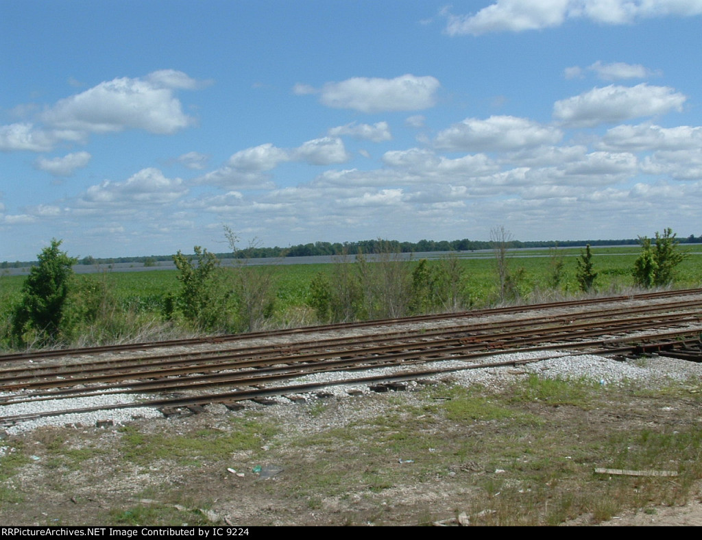Water approaching Ballground yard
