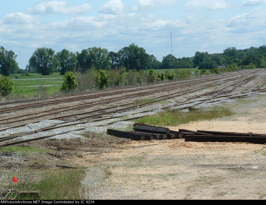 Water approaching Ballground yard