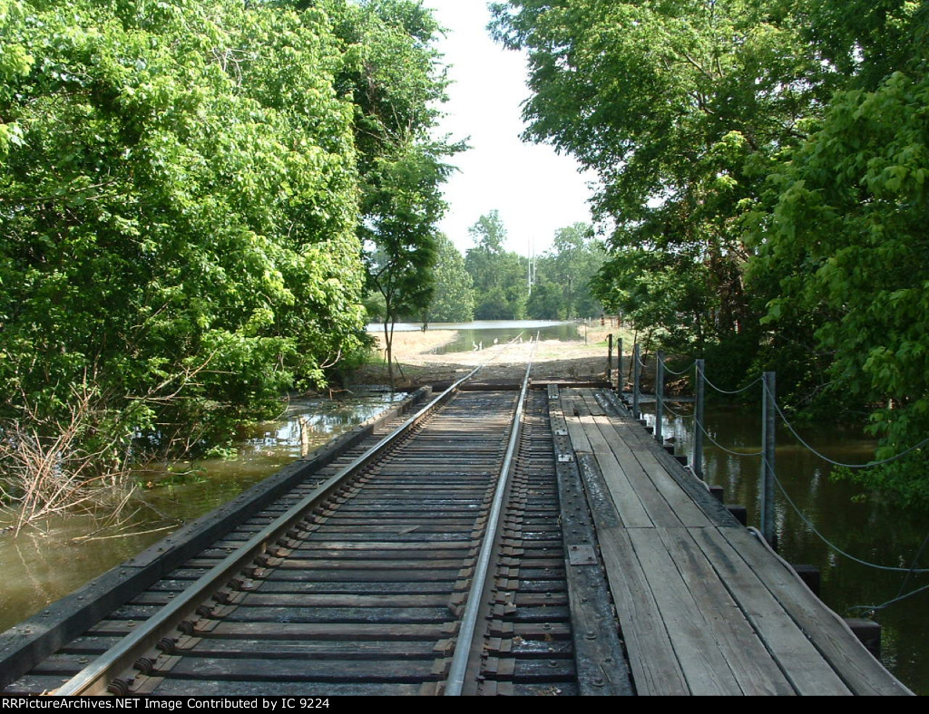 Looking north at MP 26.3