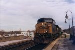 CSX 588 at the Amtrak Station 