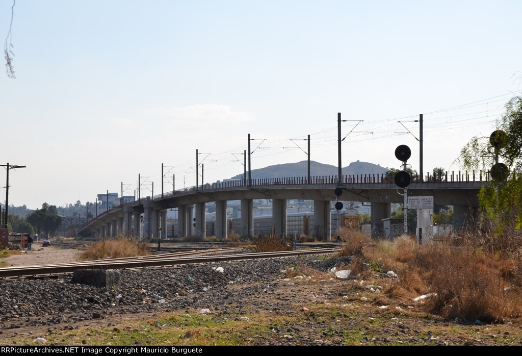 Suburban train bridge at Lecheria
