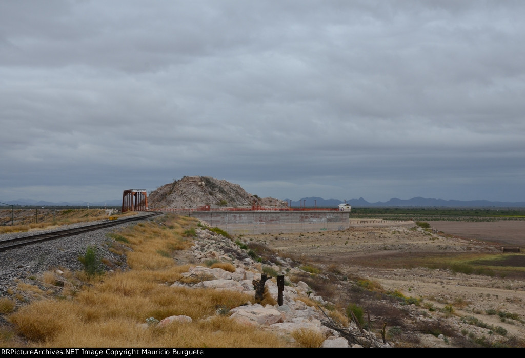 Sonora River Bridge at Hermosillo's Dam