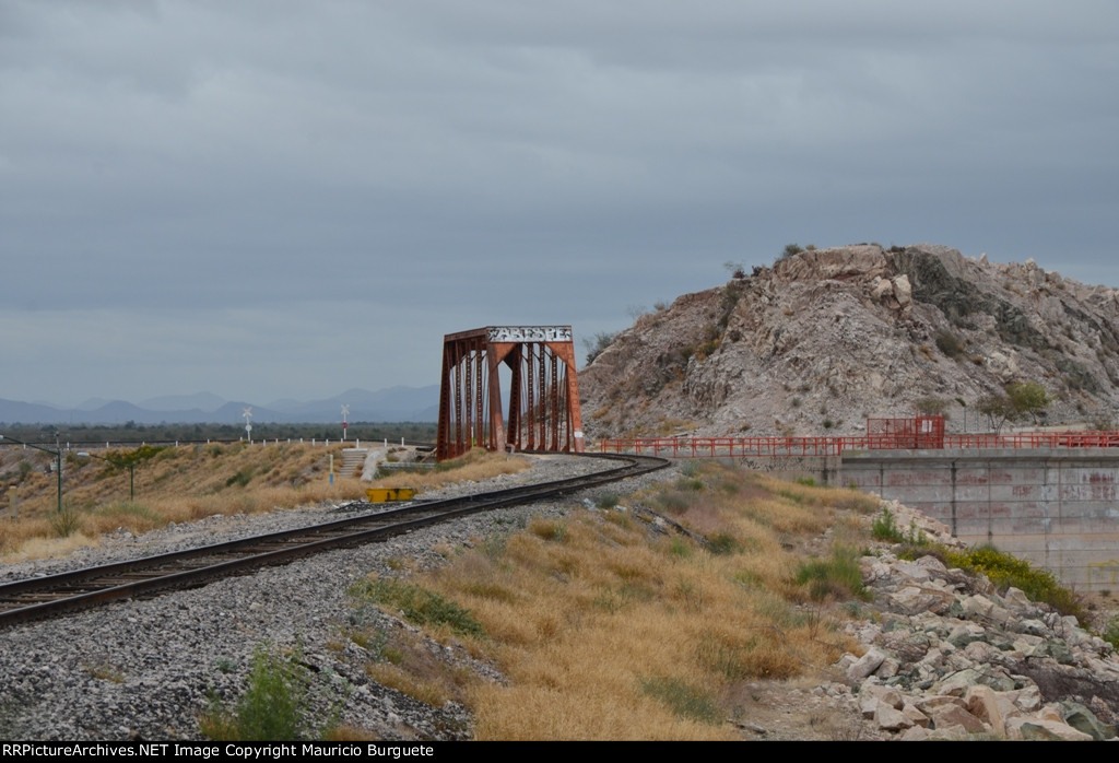 Sonora River Bridge at Hermosillo's Dam