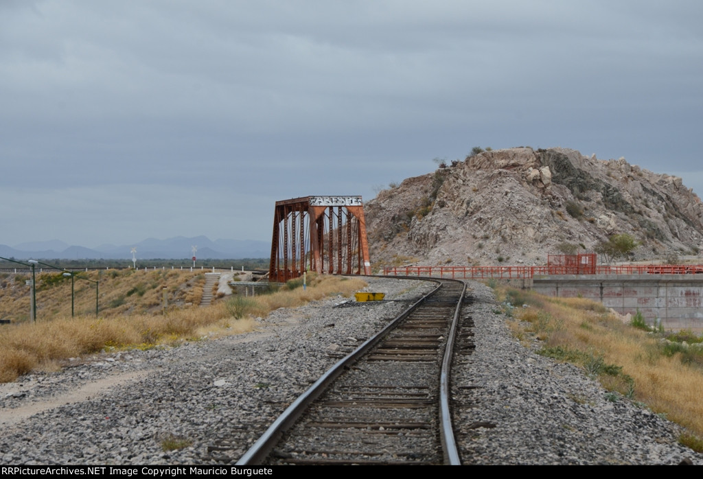 Sonora River Bridge at Hermosillo's Dam