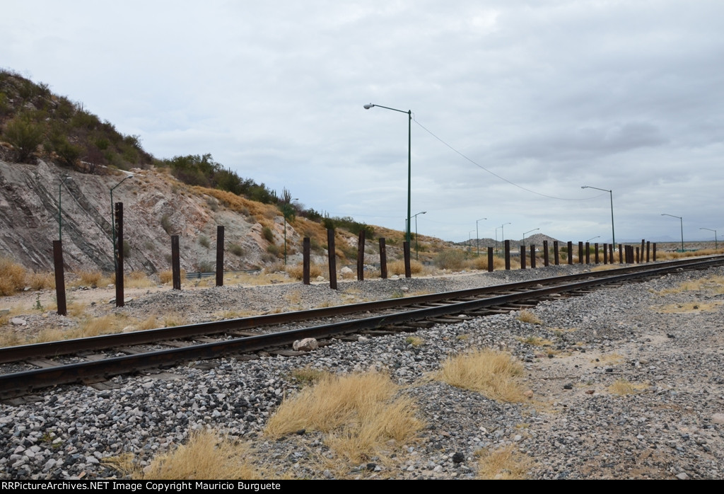 Tracks at Hermosillo's Dam