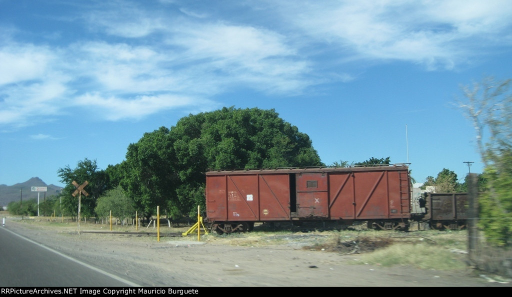 Old Box car near Ferromex facilities