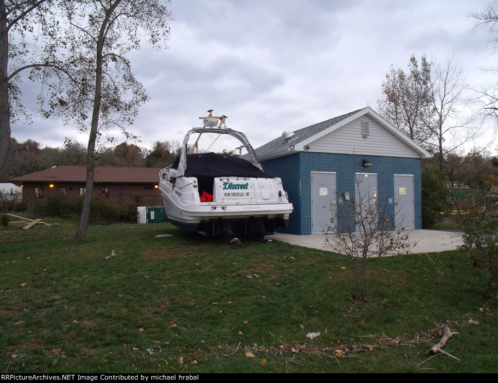 Boat parking after Sandy