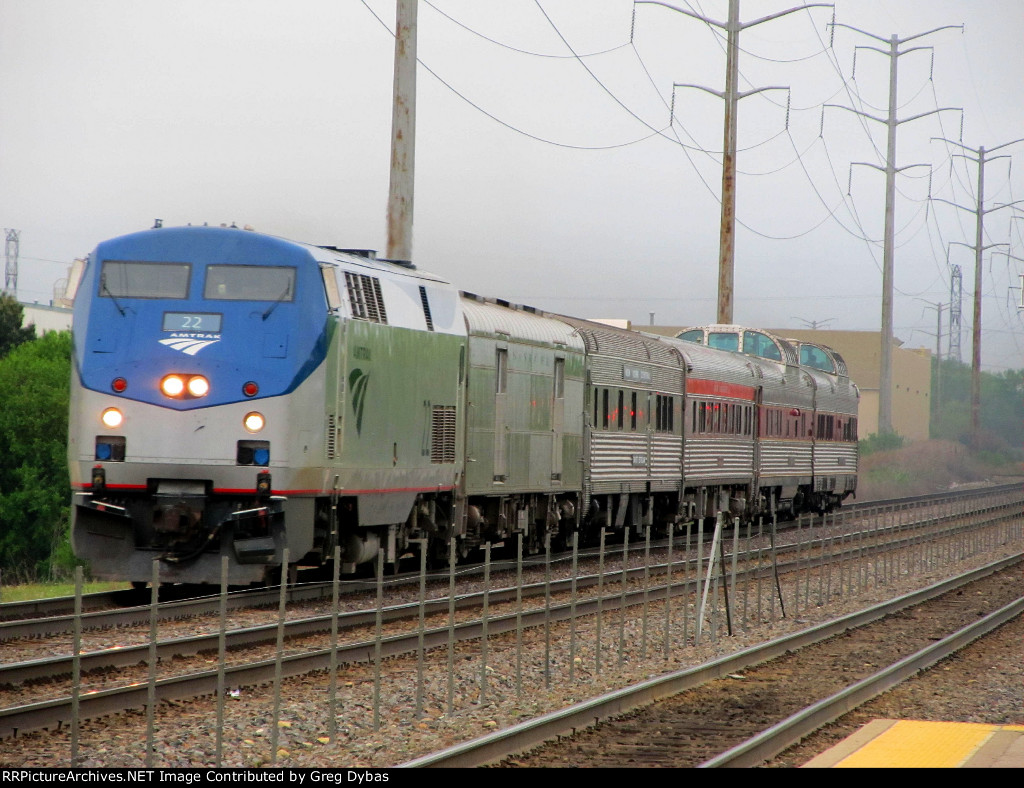 Amtrak Private Car Special Through Naperville