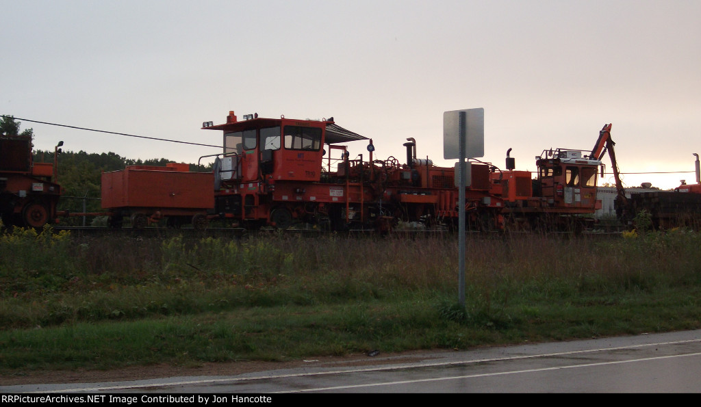 NS MOW track machines, NS upgrading track between BC and Kalamazoo