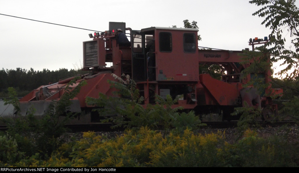 NS MOW track machines, NS upgrading track between BC and Kalamazoo