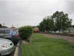 UP 5445 leads an 8-car intermodal @ Rochelle, IL