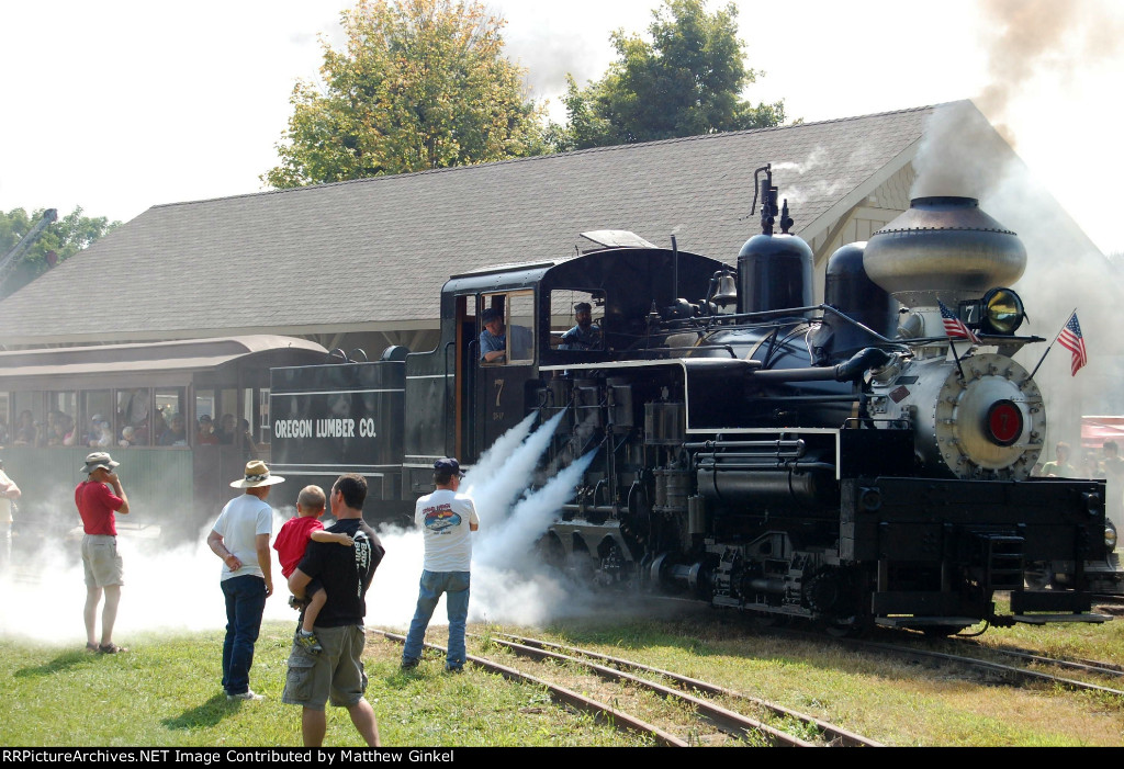 The Shay Leaving the Station