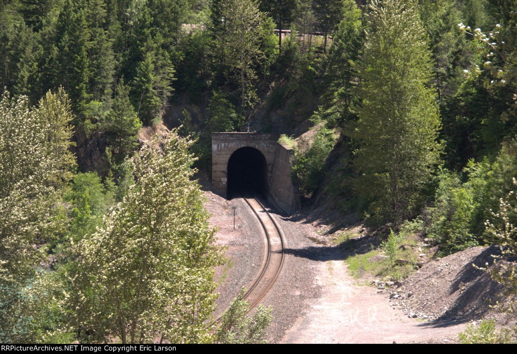 Tunnel next to the Flathead River
