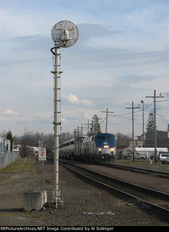 Amtrak 117 in Eugene Oregon