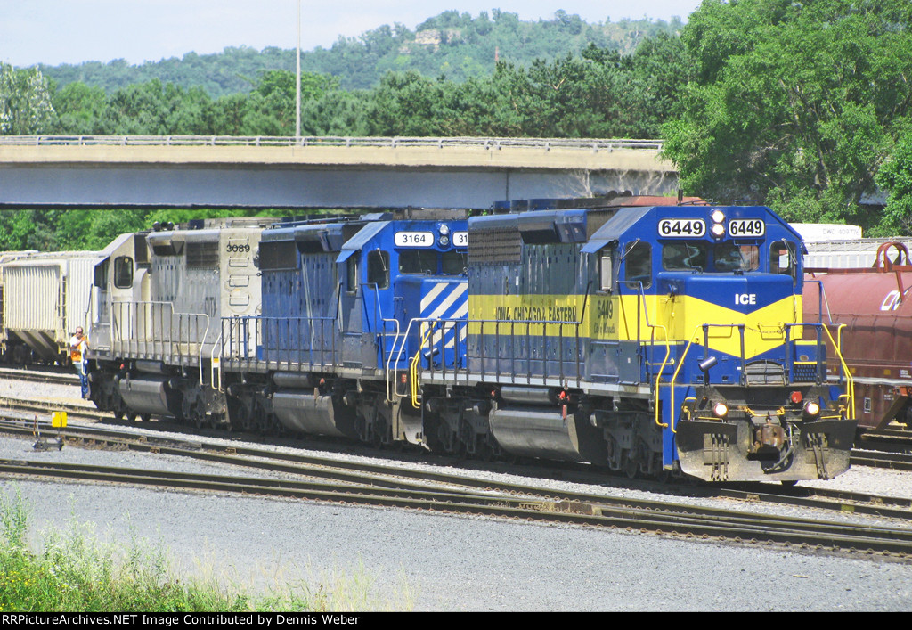 ICE 6449,  CP's   Tomah  Sub.