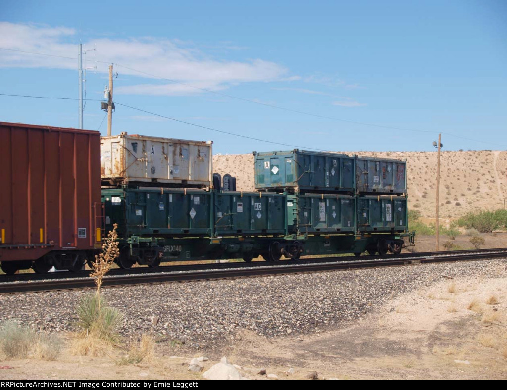 GFLX 140 in  an EB manifest at 10:49am