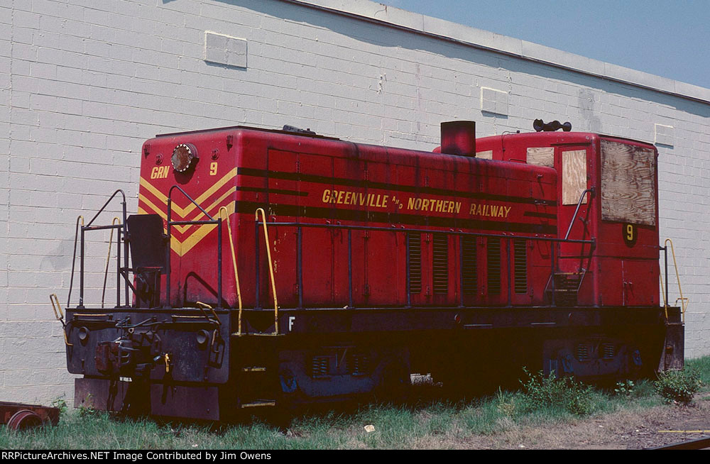 GRN 9 sits outside the Greenville shop awaiting its fate.