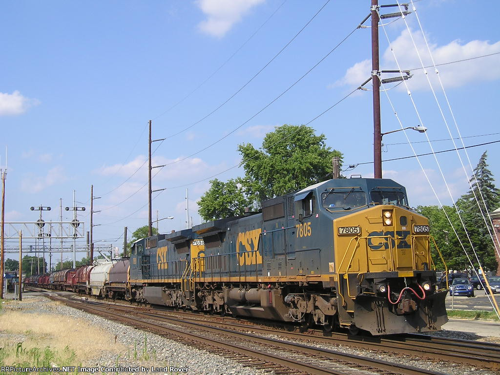 CSXT 7805 On CSX K 587 South