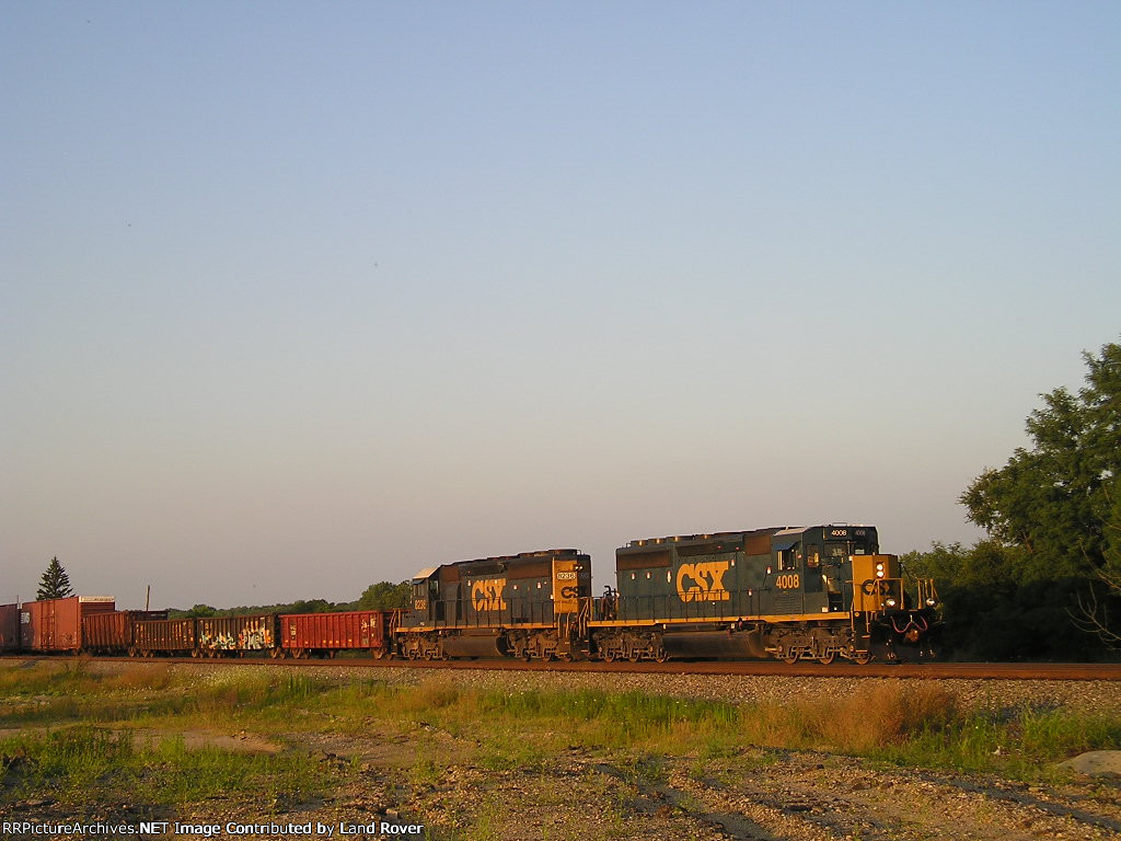 CSXT 4008 On CSX Q 339