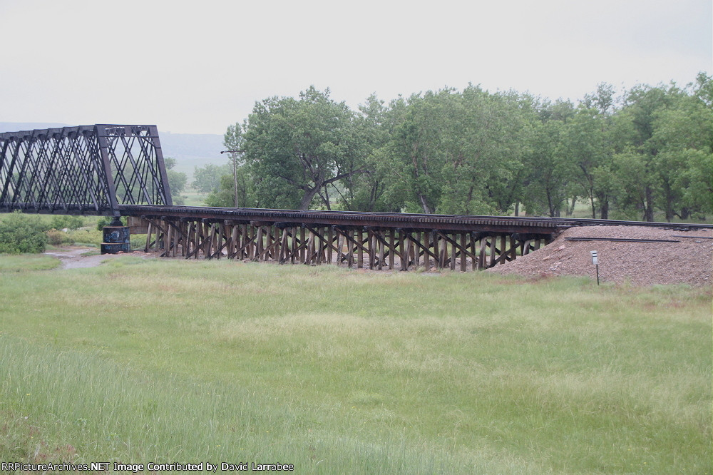 Near MP 607.5 on the DME