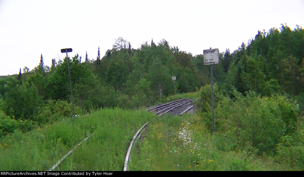 The spur up to the OPG Atikokan power plant does not looked to have been used lately