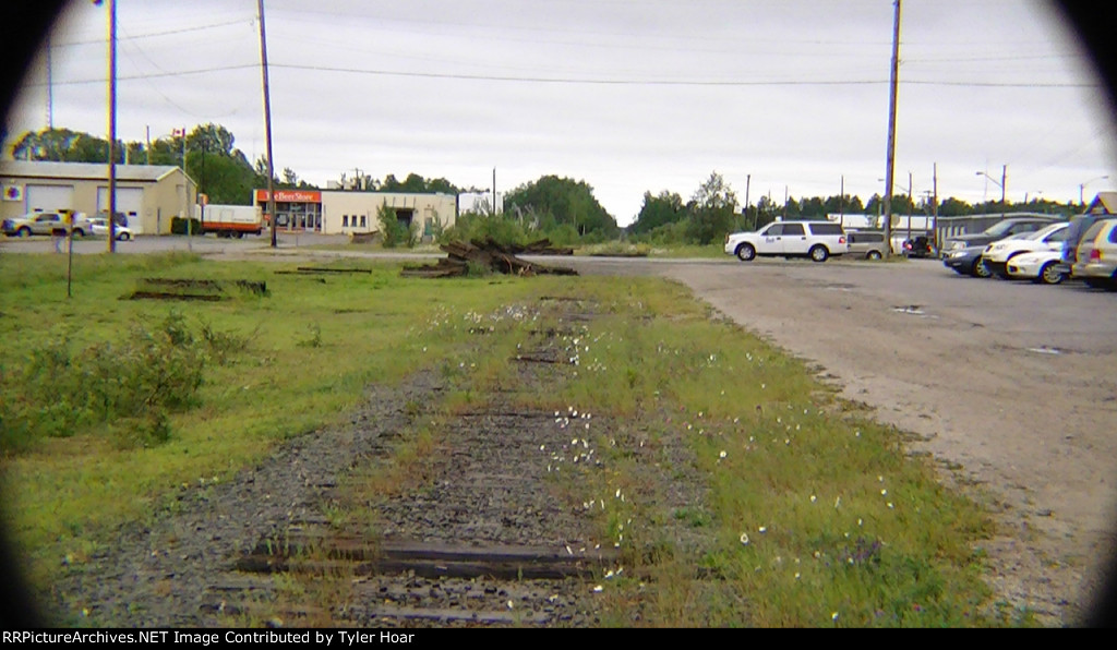 Looking west along Kinghorn Sub in downtown Geraldton, The Beer Store and Fuel depot use to have sidings