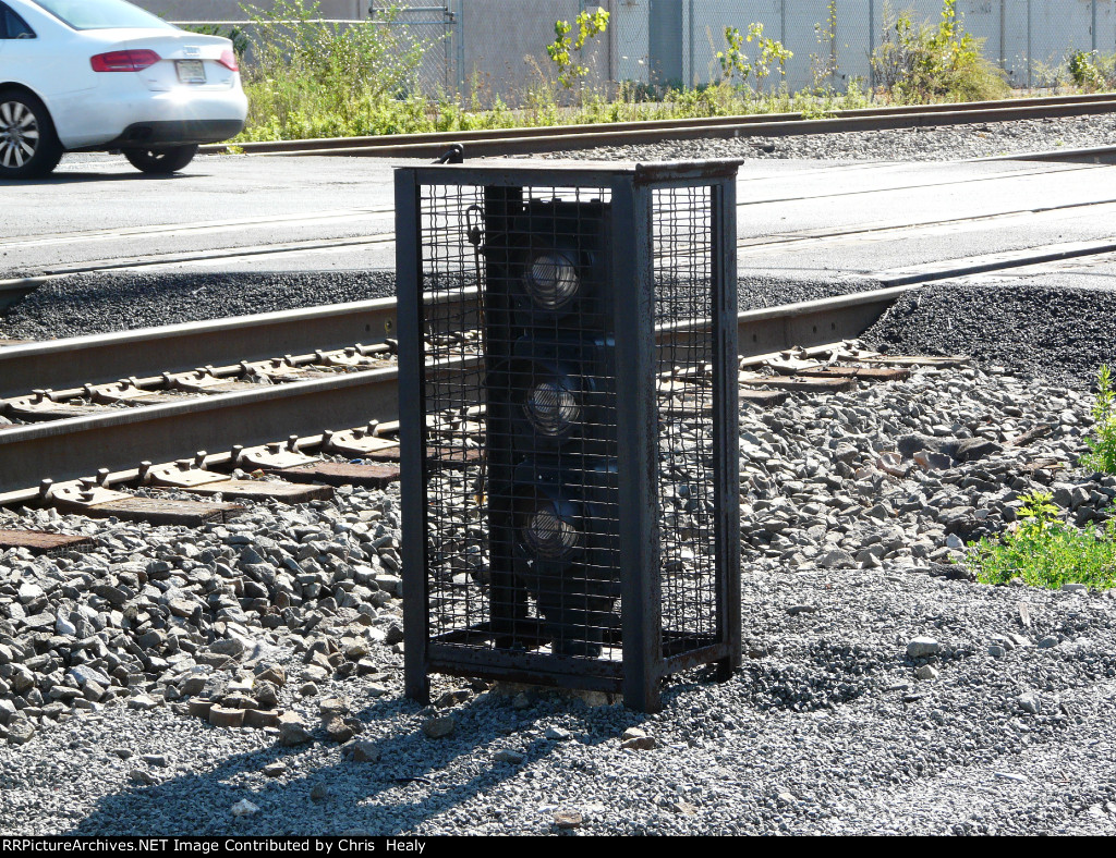 You know youre in Haverstraw when you have to put a fence around the signals!!