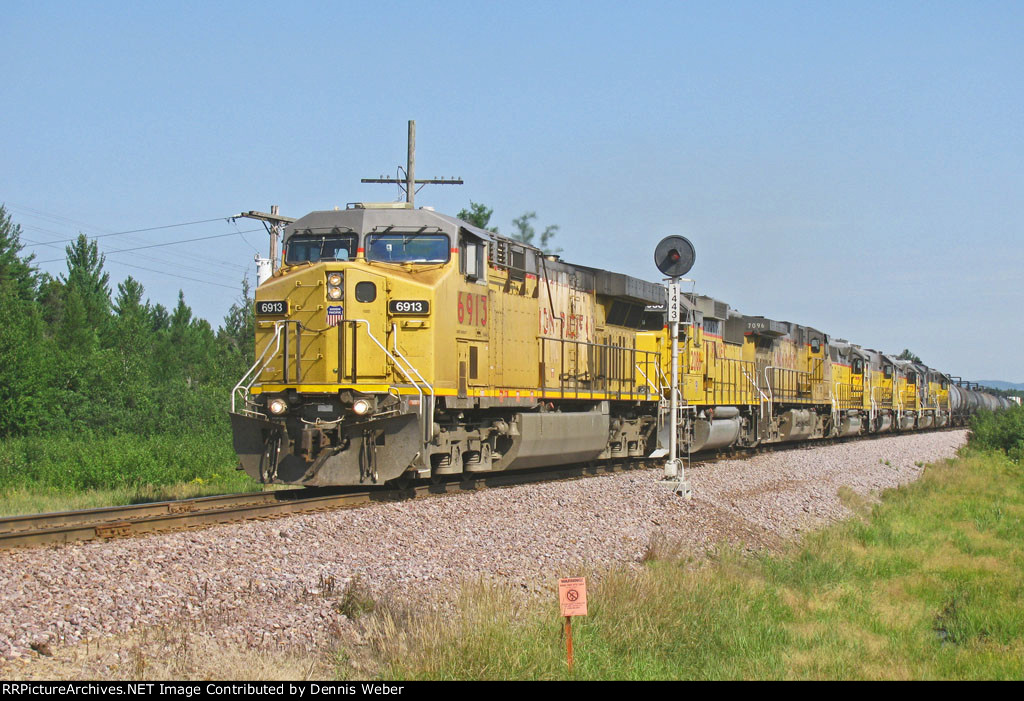 UP 6913+ Seven Units, Altoona  Sub. 