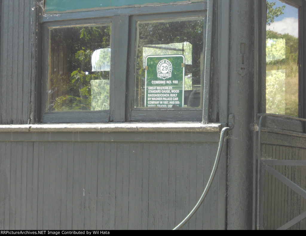 Great Western Railway 100 Info Plate
