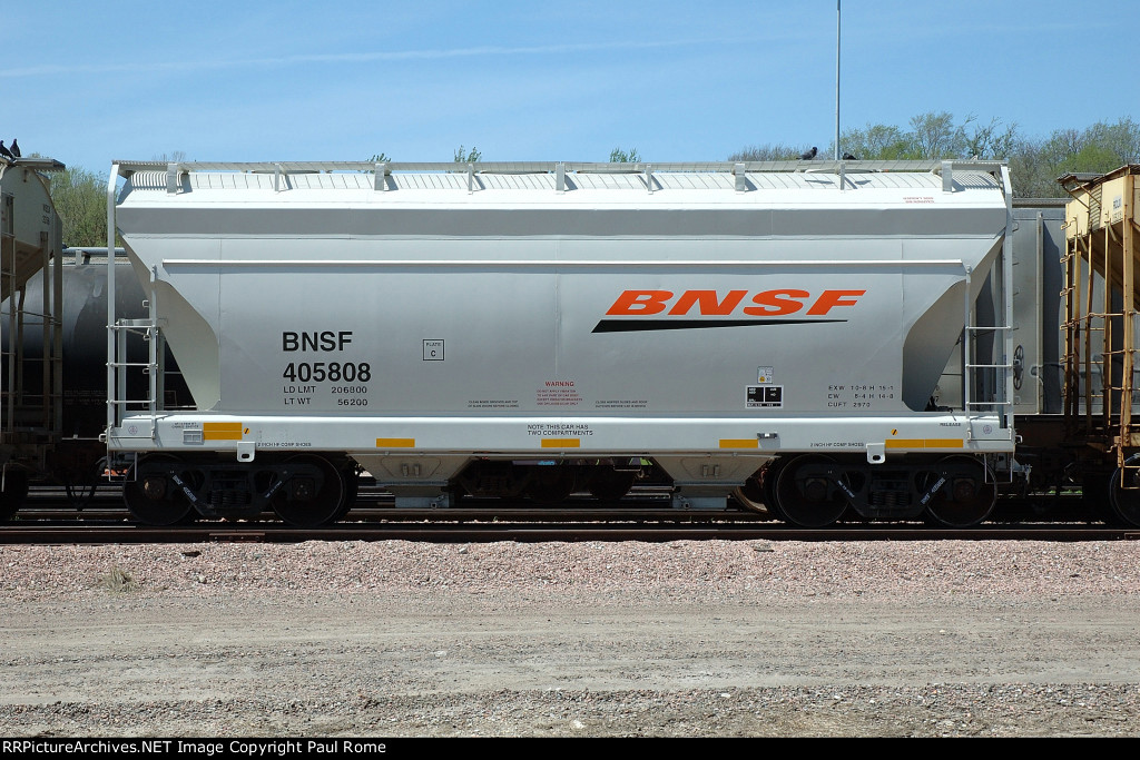 BNSF 405808, at the BNSF Gibson Yard