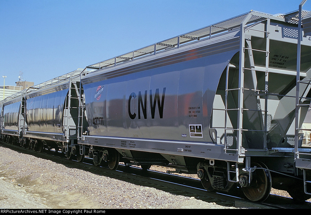 CNW 437171, NEW at Proviso Yard