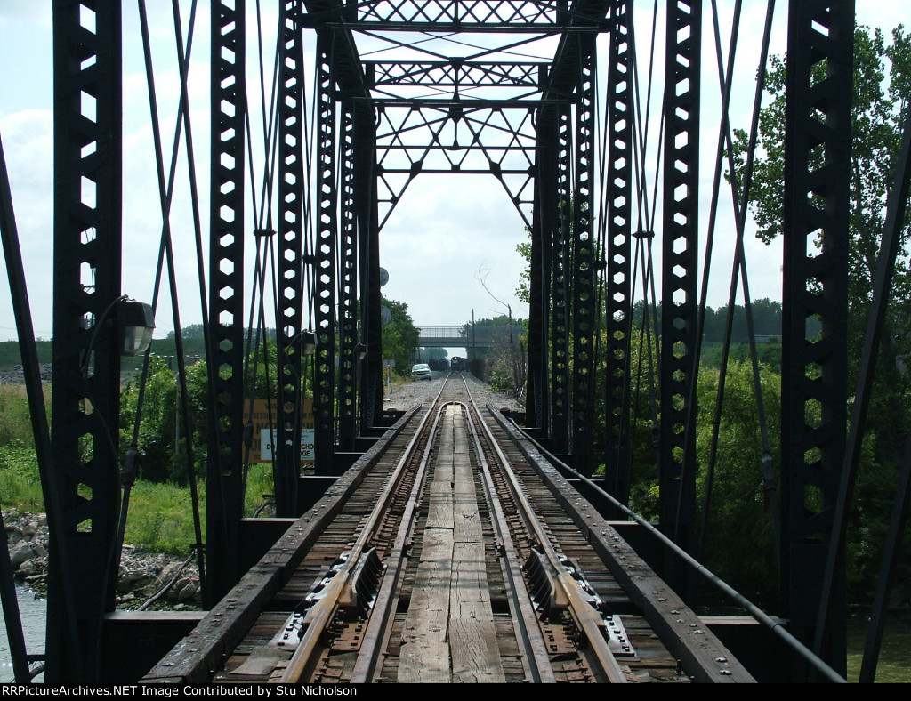 W&LE Swing Bridge Over Maumee River at Toledo