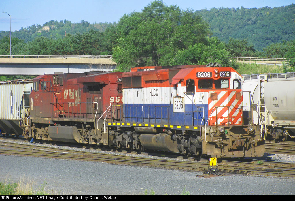 HLCX 6206,  CP's  Tomah   Sub.